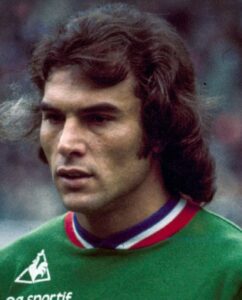 POSTER ONZE FOOTBALL 1977 PIAZZA VERTS SAINT-ETIENNE KEEGAN REDS RENSENBRINK