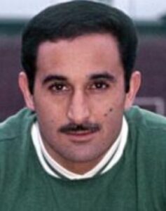 Fanion ASSE Saint-Etienne - Hommage à Rachid Mekhloufi, Made In France
